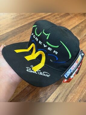 McDonald’s x Bill Elliott Black Racing Batman vintage hat